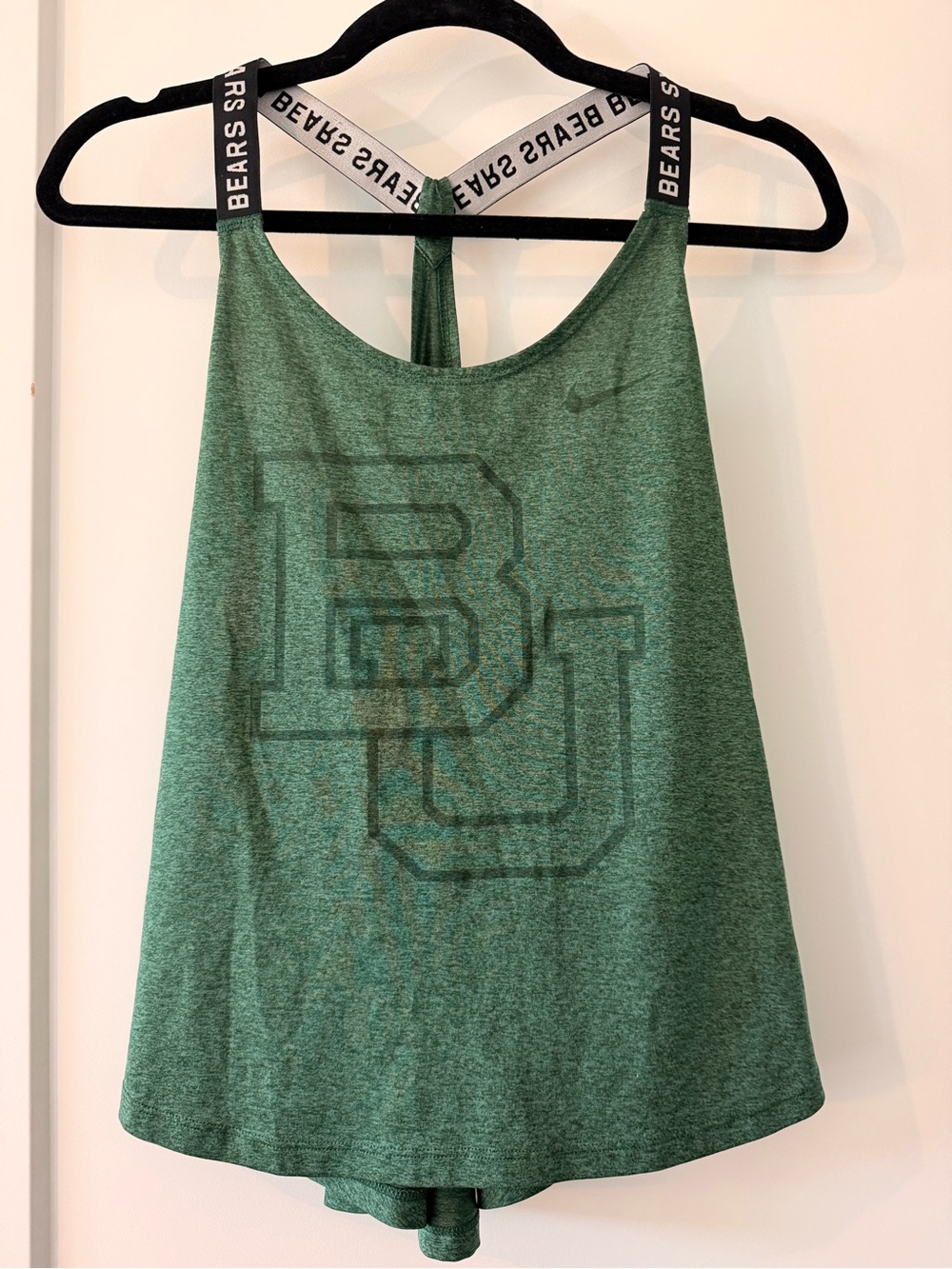 Nike Green Baylor Bears Dri-fit Tank Top Sz M